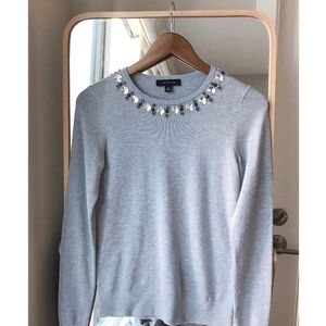 Ann Taylor Jewel Embellished Sweater